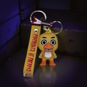 Five Nights At Freddy’s Chica Keychain Keyring Bag Charm Pendant House B15